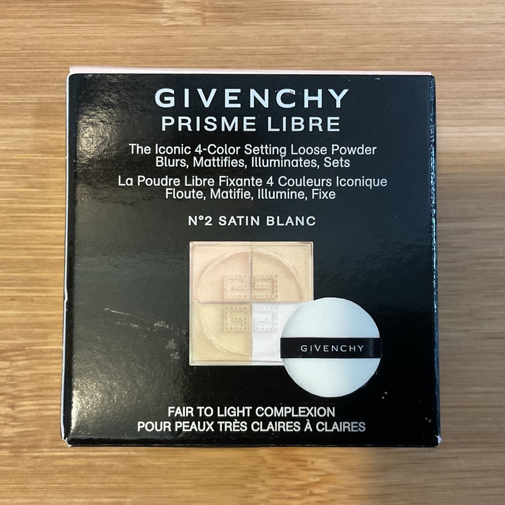 Givenchy Prisme Libre  loose powder ~#2 Satin Blanc ~ travel sized .14 oz